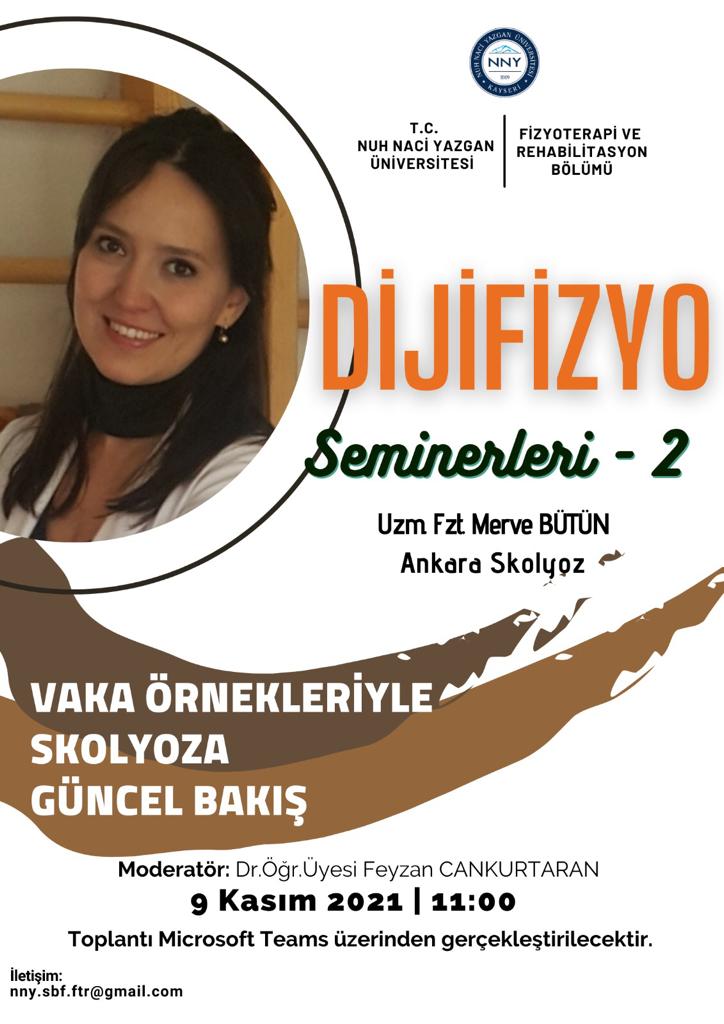 DijiFizyo Seminerleri 2 - Vaka Örnekleriyle Skolyoza Güncel Bakış