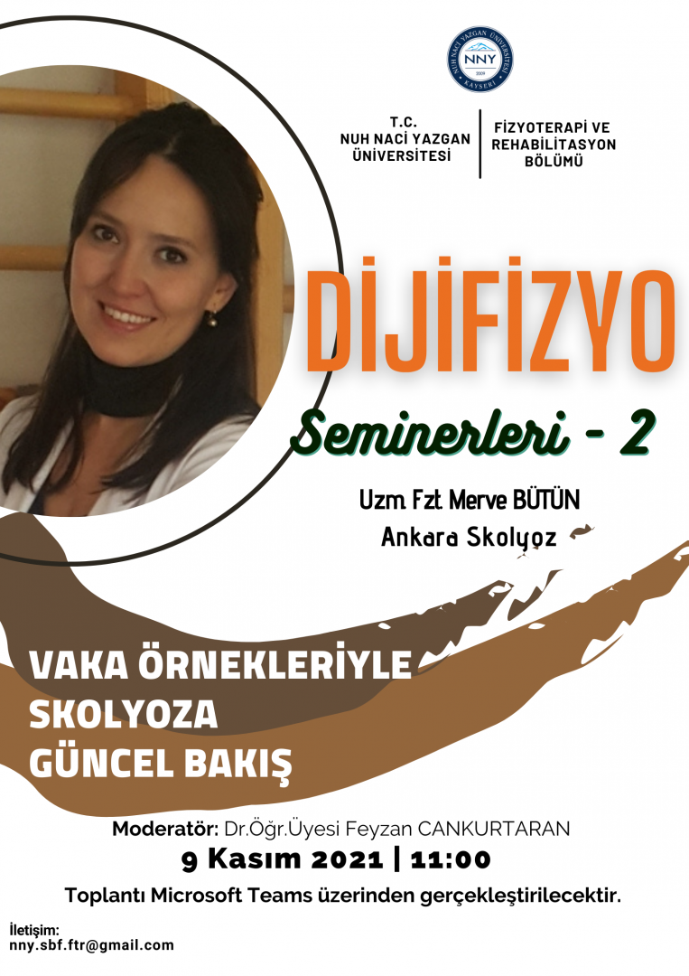 DijiFizyo Seminerleri II - Vaka Örnekleriyle Skolyoza Güncel Bakış