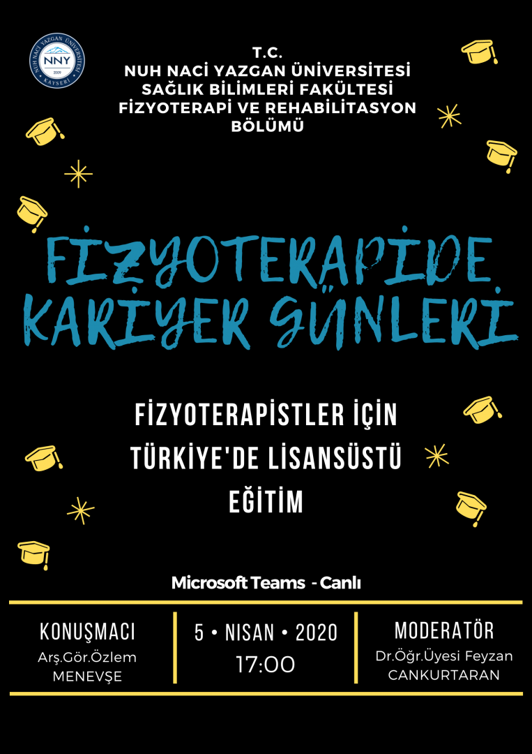 Fizyoterapistler İçin Türkiye'de Lisansüstü Eğitim