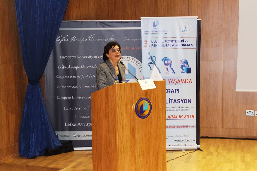 Kıbrıs Lefke Üniversitesi'nde düzenlenen, 3. Ulusal Fizyoterapi ve Rehabilitasyon Kongresi