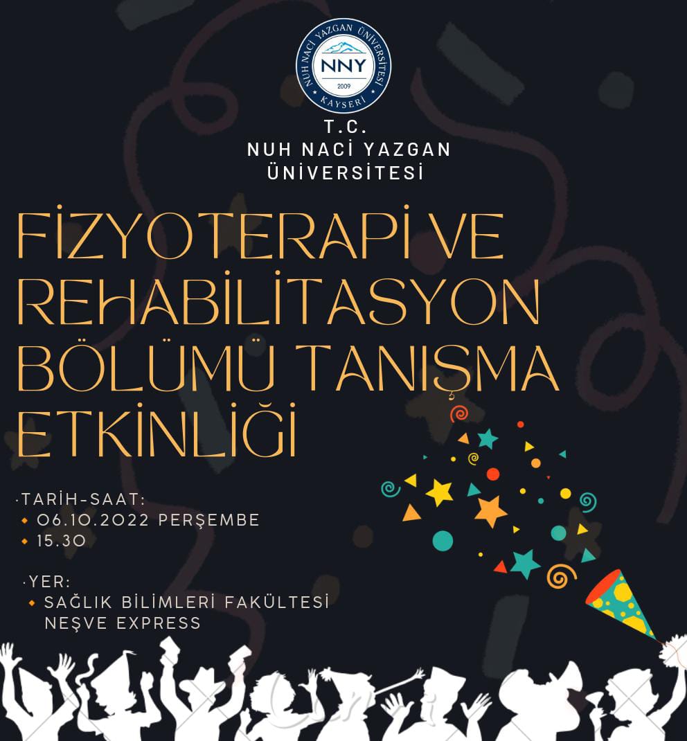 Fizyoterapi ve Rehabilitasyon Bölümü Tanışma Etkinliği