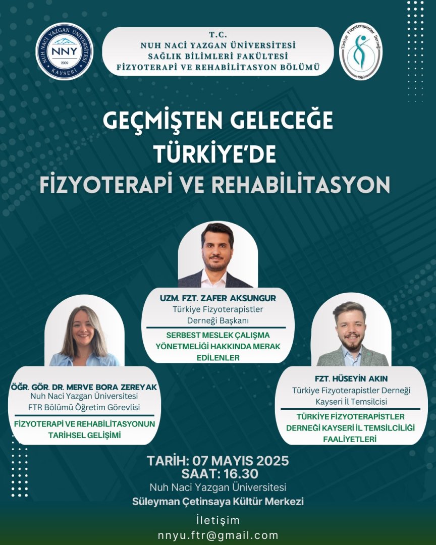 Geçmişten Geleceğe Türkiye'de Fizyoterapi ve Rehabilitasyon