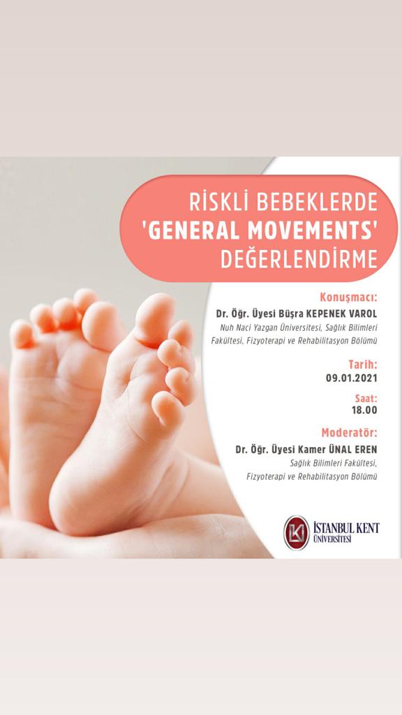 Riskli Bebeklerde 'General Movement' Değerlendirme Konulu Webinar